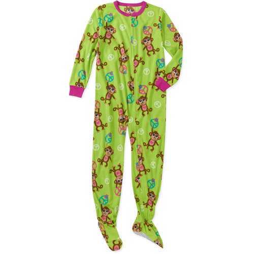 Girls Footed Onesie Blanket Sleeper