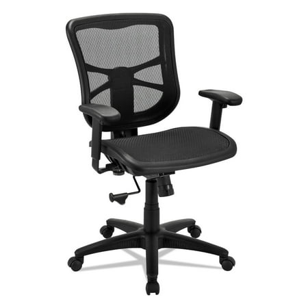 UPC: 0042167393090 | Alera Elusion Series Mesh Mid-Back Swivel/Tilt Chair  Supports Up to 275 lb  17.9  to 21.6  Seat Height  Black