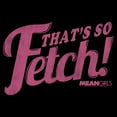 thumbnail image 2 of Junior's Mean Girls Distressed That Is So Fetch Quote Sweatshirt Black X Large, 2 of 4