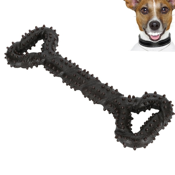 Interactive Dog Toys, Easy To Clean Deep Cleaning No Harmless Dog Chew Toy with TPR Material for Dogs for Chewing Coffee Color