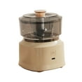 thumbnail image 2 of Molinillo de alimentos, Mini picador de eléctrico, Gadget de cocina a prueba de salpicaduras de 350 ml Procesador de alimentos de potencia fuerte, marrón sin batidora BLESIY Picadora de ajo eléctrica, 2 of 8