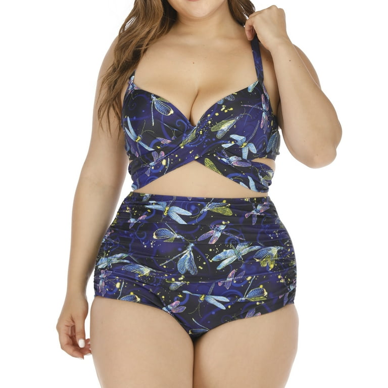Walmart bathing suits plus size deals
