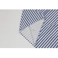 thumbnail image 4 of sicmoss Women's Blue Vertical Striped High Waist Maxi Skirt Cotton Long with Pockets, 4 of 7