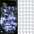 thumbnail image 1 of Fairy Lights ZGWJ, 7 pies, 20 LED, cable plateado, 3 modos, blanco frío, 1 of 7