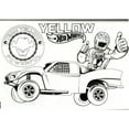 thumbnail image 4 of Hot Wheels Coloring Book Set for Kids Bundle with Hot Wheels Car Activity Books, Sticker Pads, Hot Wheels Hot Rod Imagine Ink Coloring and More, 4 of 9