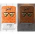 thumbnail image 2 of Carolines Treasures BB8208CNL Beach Sunglasses Orange Polkadot Ceramic Night Light Orange 6x4x3" multicolor, 2 of 2