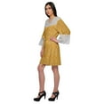 thumbnail image 4 of Moomaya Cotton Robe Plus Size Women Dressing Gown Printed Nightwear With Lace, 4 of 6