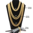 thumbnail image 5 of Cuban Link Chain Necklace Gold Stainless Steel Hip Hop Men Women Ginger Lyne Collection, 5 of 5