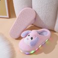 thumbnail image 7 of Otqutp Kids Boys Girls Dog Fuzzy Slippers Non-Slip Cute Furry House Slides Fall Winter Warm Bedroom Soft Cozy Indoor Shoes, 7 of 7