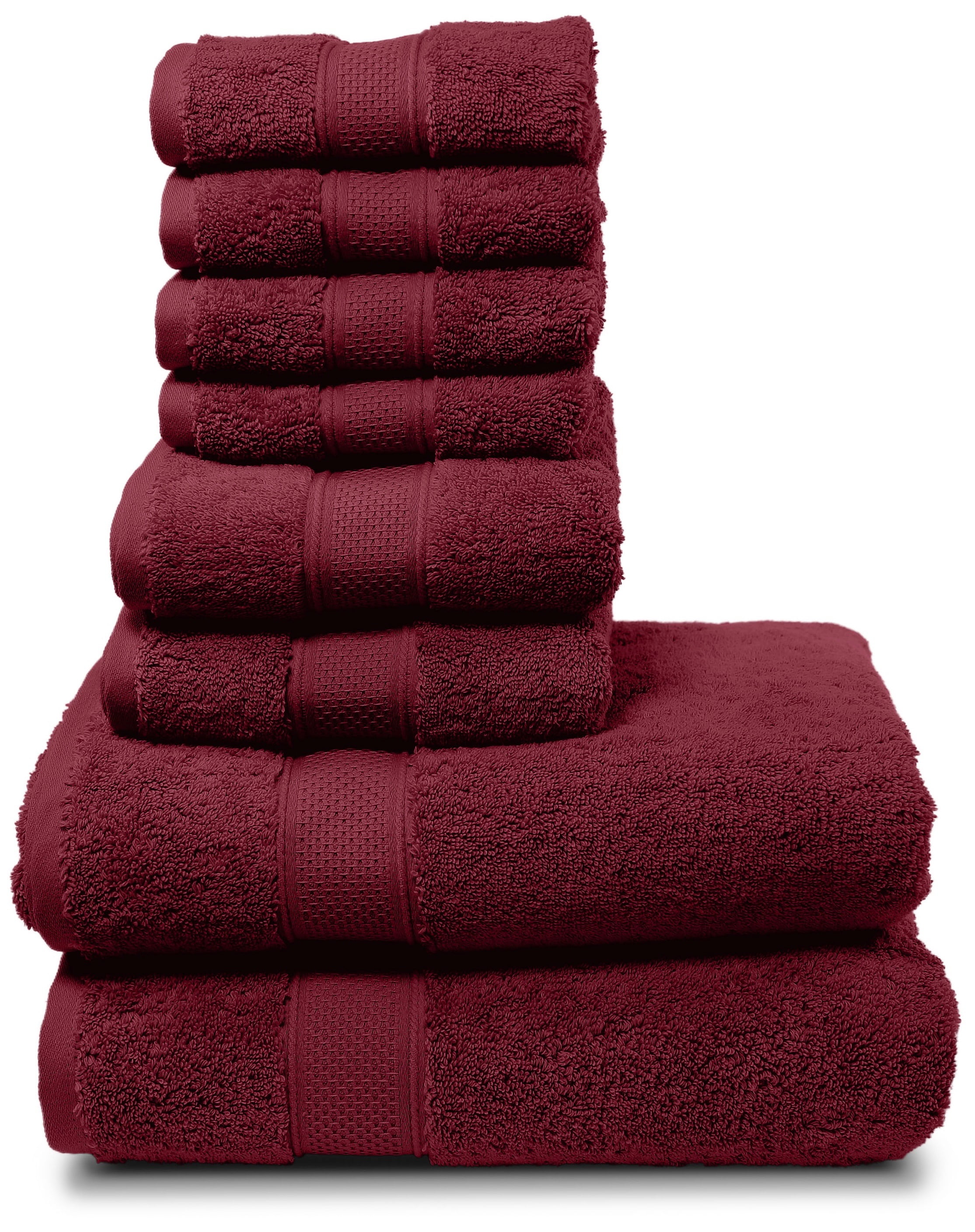 Maura 4 Piece Bath Towel Set. 2017(New Collection).Premium Quality Turkish Towels. Super Soft, Plush and Highly Absorbent. Set Includ