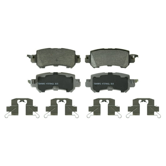 Wagner ThermoQuiet QC1624 Ceramic Disc Brake Pad Set Fits select: 2013-2015 MAZDA CX-5, 2016-2019 MAZDA CX-3