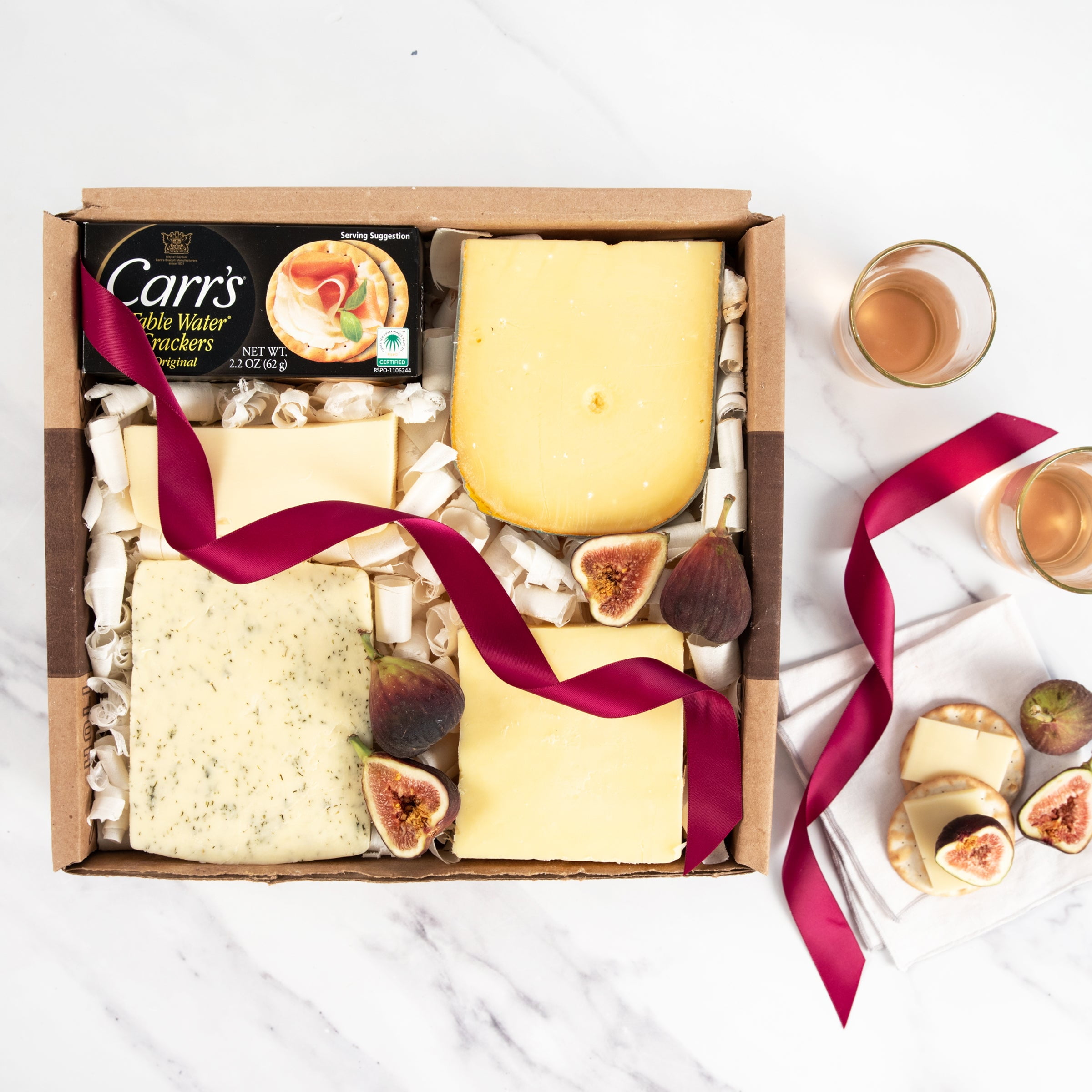 igourmet 4 Snacking Cheese Sampler for Everyone in Gift Box Includes