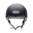 thumbnail image 5 of MMG Motorcycle Half Helmet Beanie DOT with goggles Matte Black (Medium) Model 29, 5 of 8