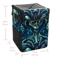 thumbnail image 5 of Alien Foldable Car Trash Bin with Lid, Leak-Proof, Hanging Storage Bag - Car Garbage Can, Car Trash Bin for, 5 of 6