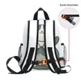 thumbnail image 5 of FORMRS Kids School Backpack with Front Zippered Pocket 12" Student Travel Daypack, Beige Cute Cat, 5 of 6