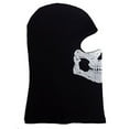 thumbnail image 2 of Nuoxinus Black Balaclava Ghosts Skull Full Face Mask for Cosplay Party Halloween Outdoor Motorcycle Bike Cycling Skateboard Hiking Skiing Snowmobile Snowboard, 2 of 2