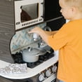 thumbnail image 6 of Melissa & Doug Chef's Wooden Pretend Play Kitchen for Kids With “Ice” Cube Dispenser – Charcoal Gray - FSC Certified, 6 of 9