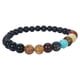 thumbnail image 2 of Pulsera solar con piedras y cuentas, tema planetario, pulsera única y natural, 8 pulseras, 2 of 7