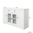 thumbnail image 2 of Montary Buffet Cabinet with Doors, Modern Sideboard with Drawer & Adjustable Shelf, Storage Cabinet for Kitchen, Dining Room, Living Room, White, 2 of 7