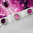 thumbnail image 4 of Feelyou 3D Spider Animal Blackout Curtains Set of 2 (52x84 Each), Pink Romantic Rose Floral Window Curtains, 4 of 6