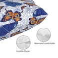 thumbnail image 3 of Kdxio Cotton Pillow Cases 14"x20" Pillowcases,Soft and Breathable Bedroom Pillow Cases-Butterflies1-No Pillow Core, 3 of 5