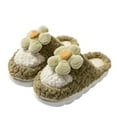 thumbnail image 2 of Shadoumai House Slippers for Women Fleece Lined Winter Slippers For And Soft Indoor Shoes With Memory Foam Comfort Sole Cozy Home Footwear, 2 of 3
