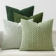 thumbnail image 4 of Juego de 4 fundas de almohada decorativas MIULEE, 46 x 46 cm, color verde, 4 of 6