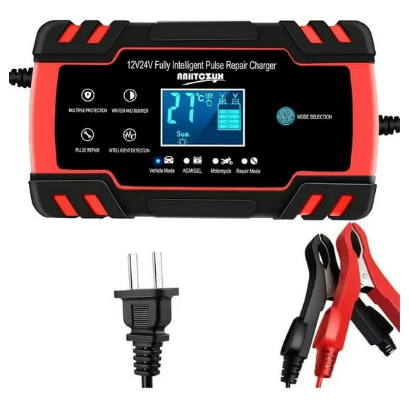 Cargador De Batería Inteligente Automático 12v 8a/24v 4a charger 24v
