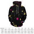 thumbnail image 2 of Geometric 80S Men's Women Vintage 3D Hooded Sweatshirt - All-Season Loose Fit Streetwear, 2 of 6