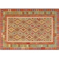 thumbnail image 1 of Ahgly Company Indoor Rectangle Contemporary Red Southwestern Area Rugs, Swatch Sample, 1 of 6
