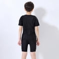 thumbnail image 2 of Kids Boys Padded Protective Shirts Shorts Set Paddded Compression Shirts Shorts for Football Paintball Baseball Bike Rugby Snowboard Ski, 2 of 10