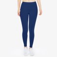 thumbnail image 2 of Jxximdong Leggings for Women Women Low Waisted Opaque Soft Yoga Waisted Slim Pants Solid Length Pants Blue L Yoga Pants, 2 of 5