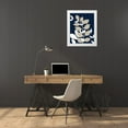 thumbnail image 3 of Robinson, Tamara 15x18 White Modern Wood Framed Museum Art Print Titled - Navy Foliage III, 3 of 4