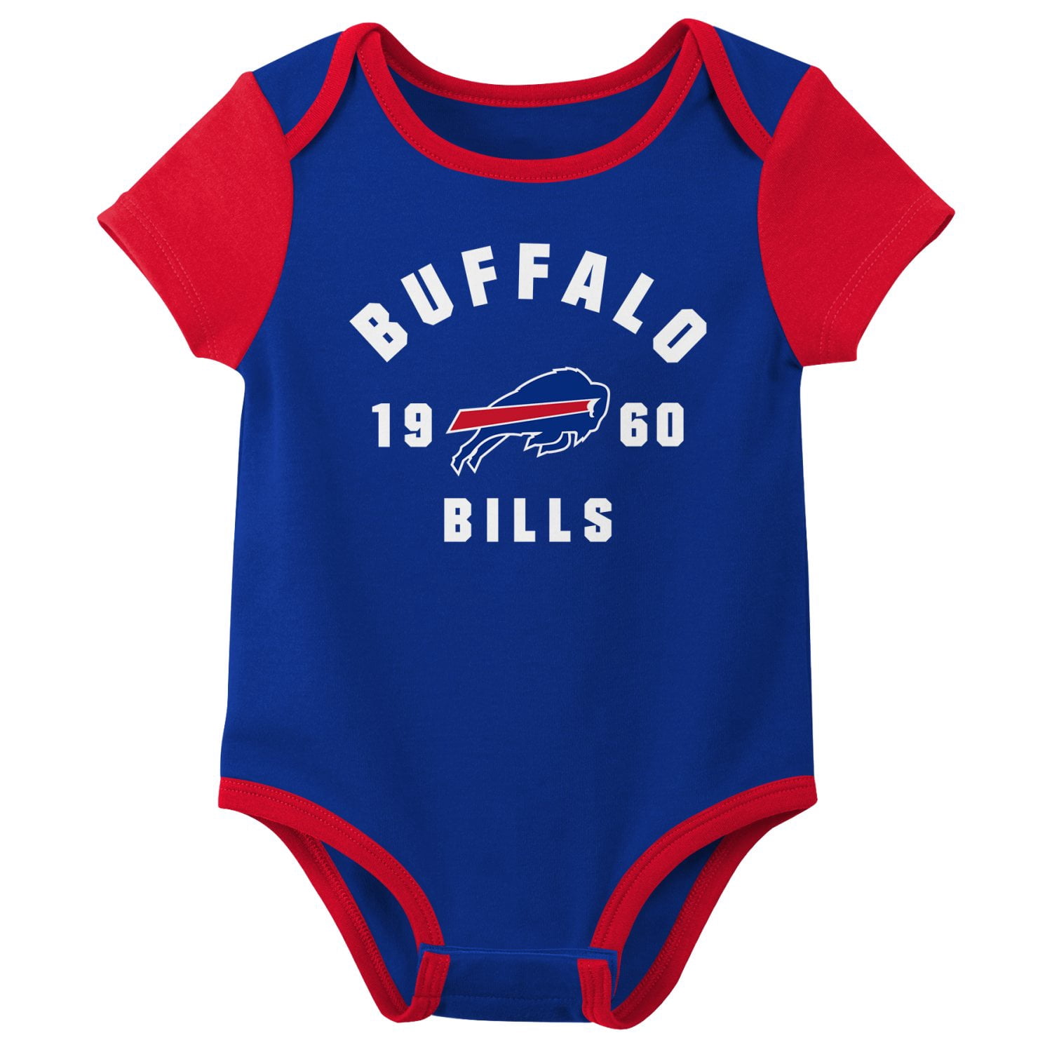 BUFFALO BILLS NFL Boys Infant 3 packOnesie Game Day Fan Apparel