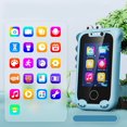 thumbnail image 1 of Black of Friday Deals Kids Toys Clearance under $5 kkbbma Kids Smart Phone Toys - Children Smart Phone Screen Hd Camera Children Phone Birthday Gift 3 Years And Above Boys Girls Game Phone Travel, 1 of 7