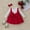 Red 2, variant on Cethrio Kids Girls Casual Dresses, Party Knit Cotton Long Sleeve Fall Princess Dress Brown Size 7-8 T
