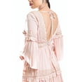 thumbnail image 4 of Vestido Boho con encaje Roman Fashion /Juvenil, 2136 (Palo de rosa) rosa G, 4 of 7