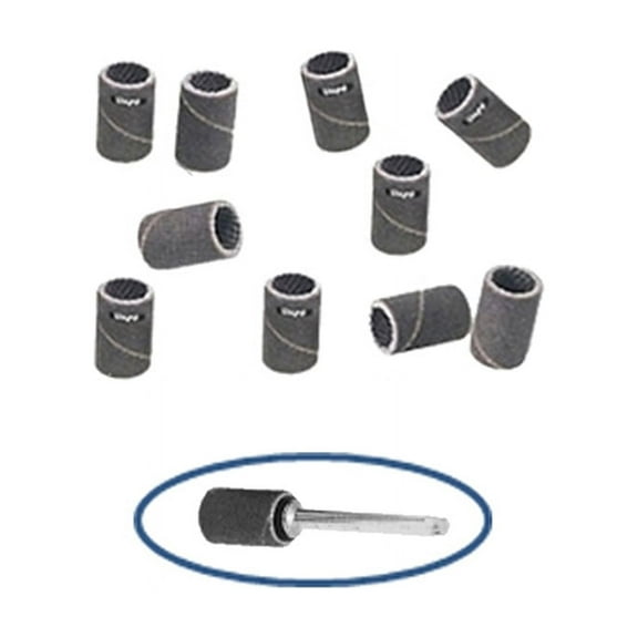 Abrasive Bands 80 Grit 1/2" Dia Pkg 10 Jewelry Grinding Soft To Hard Materials