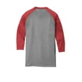 thumbnail image 6 of District Made Mens Perfect Tri 3/4-Sleeve Raglan DM136 T-Shirt, 6 of 6