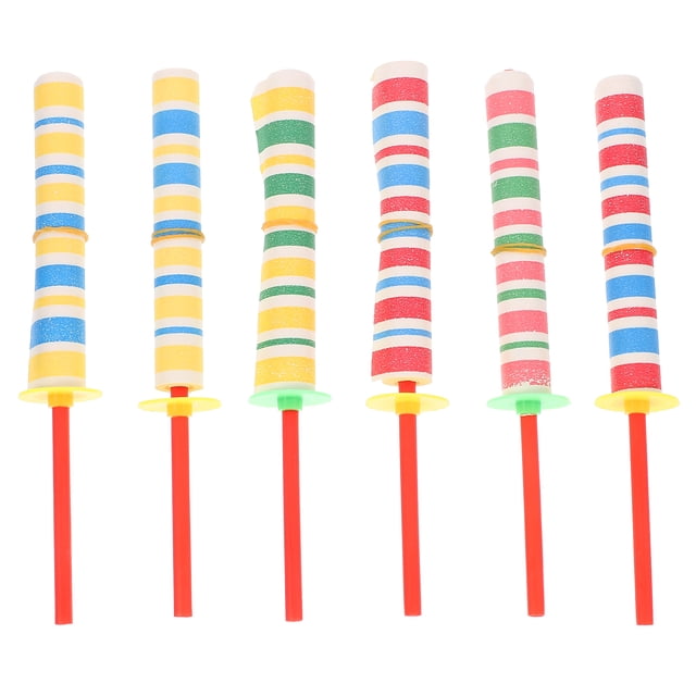 EeaseMX 6 espadas de papel parpadeantes, divertidos juguetes para fiestas, regalos y premios para niños (colores aleatorios)