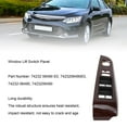 thumbnail image 4 of Window Glass Lift Button Panel Trim Cover, Front Left Driver Side Master Window Glasses Lifter Button Frame Decoration, Replacement for  7Th 2012 - 2017, 7423206490E0, 4 of 7