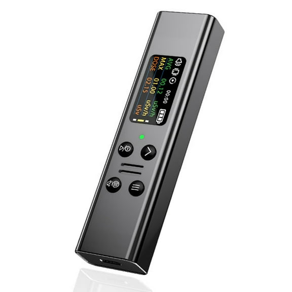 Handheld Aluminum Alloy Nuclear Radiation Detector Geiger Counter Meter Radioactivity Ray Radiation Tester Dosimeter