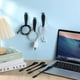thumbnail image 3 of 12Pcs Cord Packers Cord Organizer for Appliances, Adhesive Black Cord, 3 of 5