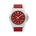 thumbnail image 3 of Victorinox Swiss Army I.N.O.X 43mm Steel Red Dial Quartz Mens Watch 241719.1, 3 of 6