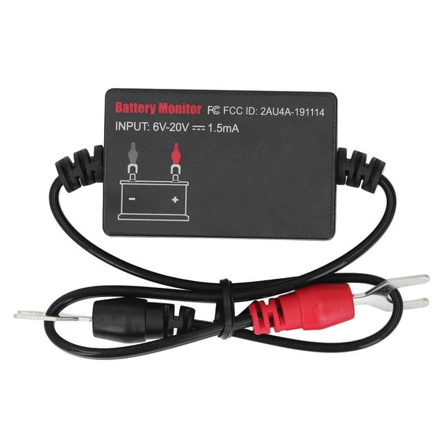 Detector De Batería De Automóvil, Monitor De Batería De Entrada De 6-20 V Compatibilidad De Alta Eficiencia Cableado Simple Para Celda De Automóvil De 12 V