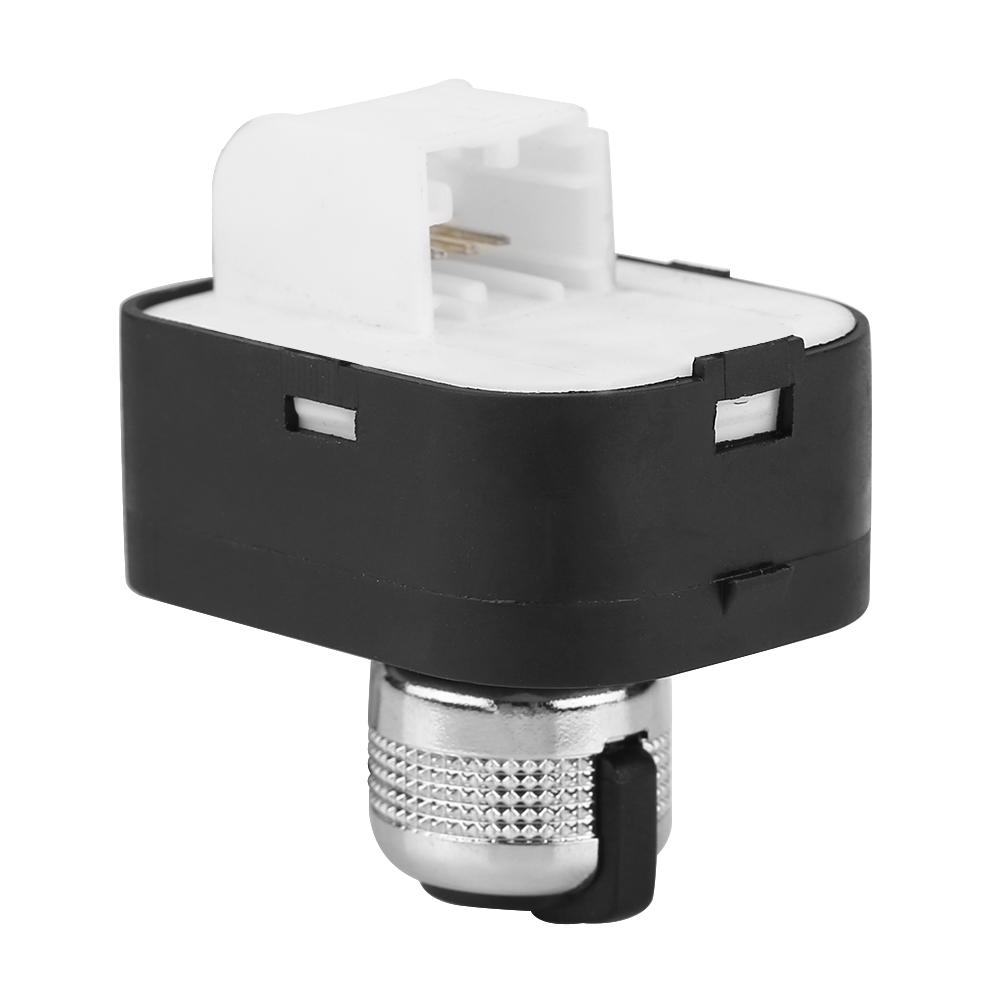 OTVIAP Sideview Mirror Knob,Black&Chrome Car Rearview Mirror Switch