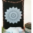 thumbnail image 3 of Gypsie Blu Mandala Twin Hippie Wall Tapestry Boho Wall Hanging Beach Bedspread Living Room Decor Bedsheet Tapestries, 3 of 3