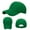 Green, variant on Grey Structured Mesh Baseball Cap Polyester Vintage Adjustable Dad Hats Gift for Men/Women,Unstructured One Size