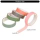 thumbnail image 3 of 5Rolls Journal Decorative Tape Aesthetic Tape 10mmX2M Water Resistant Paper Tape for Scrapbooking Journal Photo Album Morandi 4, 3 of 4