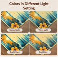 thumbnail image 7 of Design&I 4'x6' Ultra Soft Area Rug, Hawaii Guitar Musical Party Tiki Wave Hibiscus Motifs Luau Surf None Fluffy Washable Non Shedding for Bedroom Living Room Home Office, 7 of 7